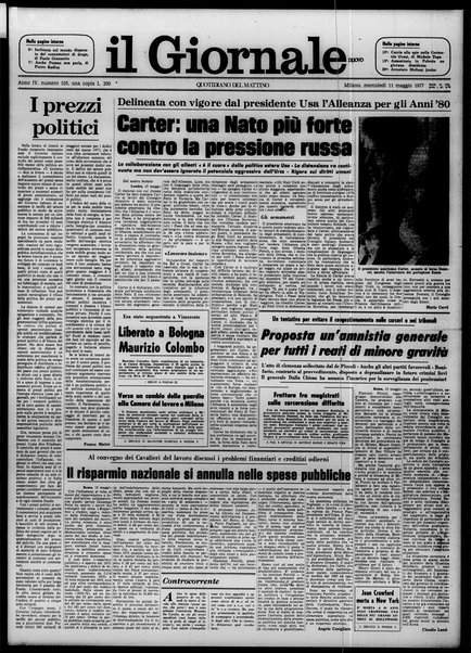 Il giornale nuovo : quotidiano del mattino